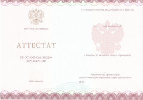 Аттестат за 9 класс 2013-2019 в Пскове
